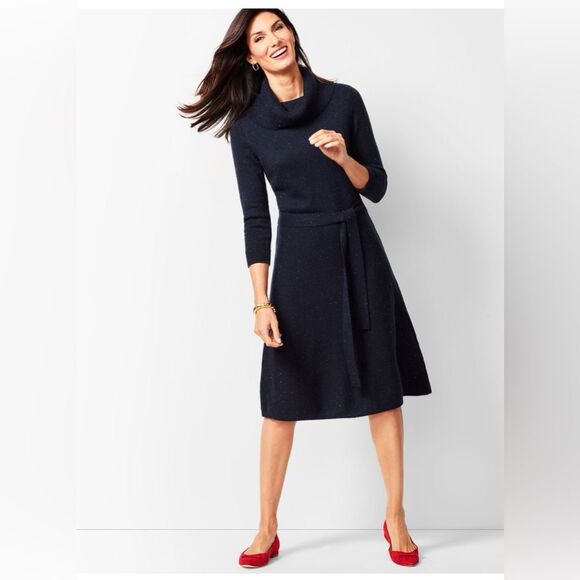 NWT Talbots tweed sweater dress Sz M petite - Picture 1 of 7